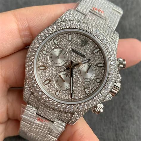 fake full diamond watches
